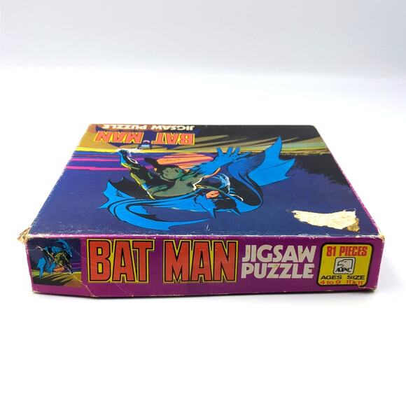 Vintage APC Batman Jigsaw Puzzle 81 Pcs 11" x 11" Neal Adams Art 1972 DC Comics - Picture 5 of 6